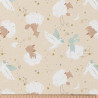 Printed Cotton MISTOU Wheat / Brown Sugar